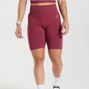Gymshark Women's Burgundy Bike Shorts